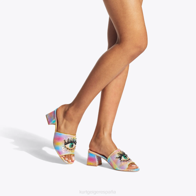 Kurt Geiger mujer Ojo de bloque de oliva de Londres 2LPR293 | calzados varios/otros